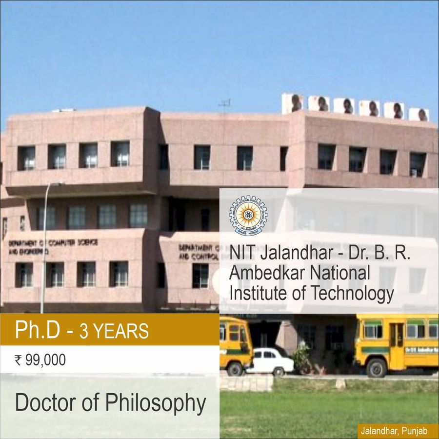 Ph.D at Dr Br Ambedkar National Institute of Technology, Jalandhar